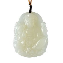 天下玉緣白玉觀音吊墜 精雕細(xì)琢，賜福永葆平安